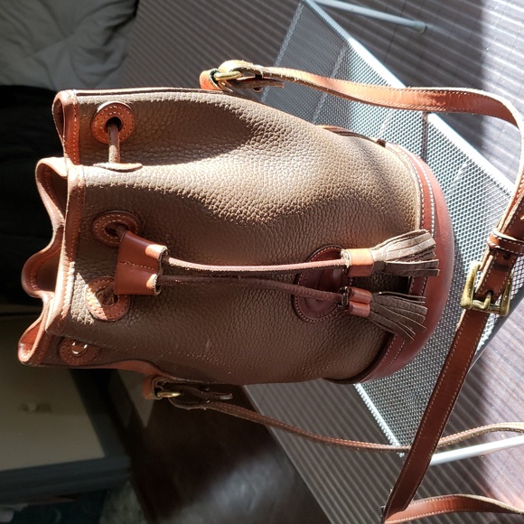 Dooney & Bourke All Weather Leather Drawstring Bag